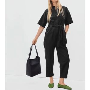 EVERLANE The Fatigue Short Sleeve Jumpsuit NWT